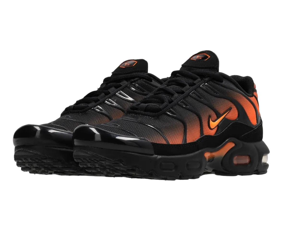 NIKE AIR MAX PLUS TN GS ‘BLACK TOTAL ORANGE’