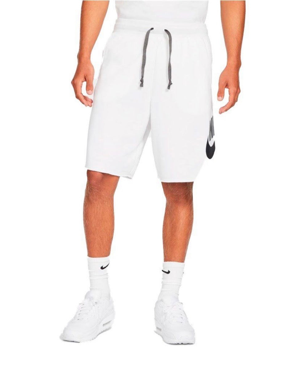 NIKE SPORTSWEAR ALUMNI SHORTS ‘WHITE BLACK’