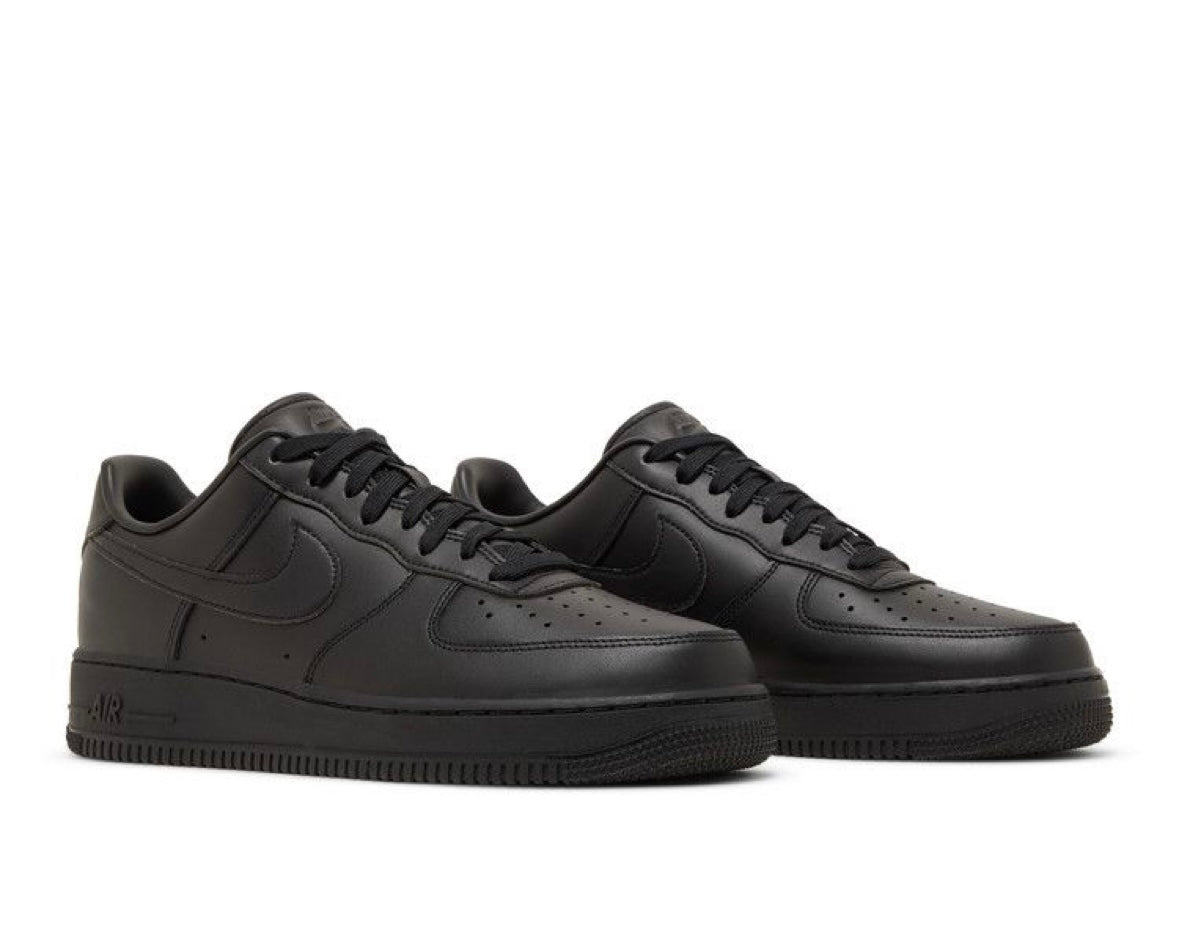 NIKE AIR FORCE 1 ‘07 ‘FRESH - TRIPLE BLACK’