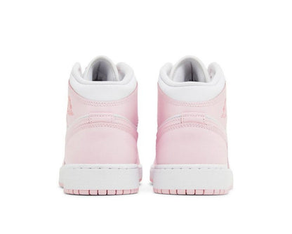 AIR JORDAN 1 MID PINK FOAM FIRE RED’