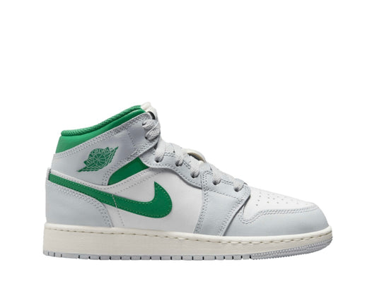 AIR JORDAN 1 MID GS ‘SUMMIT WHITE PINE GREEN’
