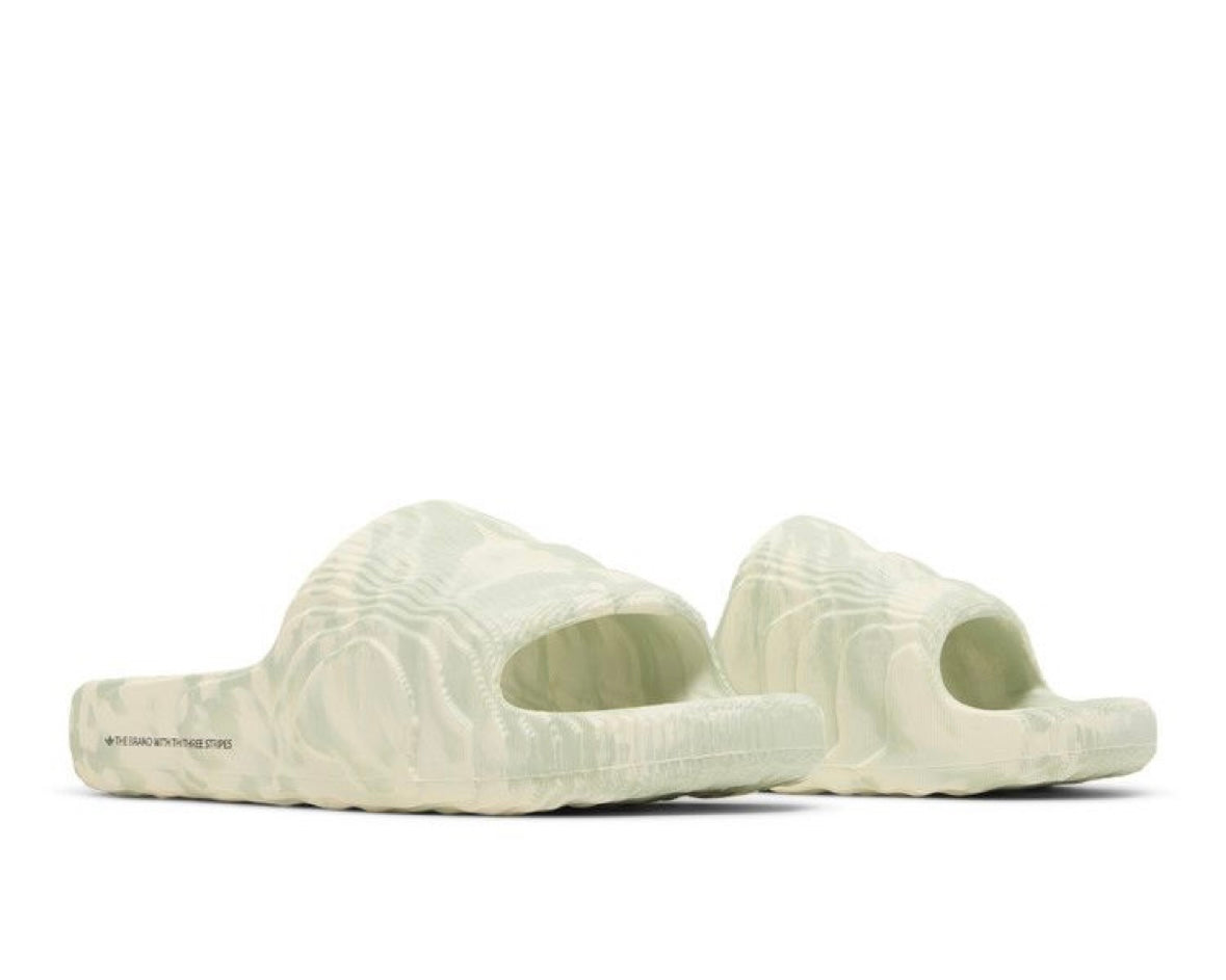 ADIDAS ADILETTE 22 ‘CREAM WHITE LINEN GREEN’