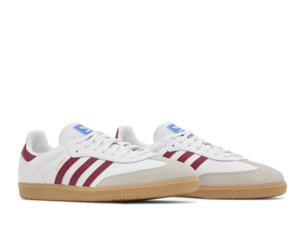 ADIDAS SAMBA OG ‘WHITE BURGUNDY GUM’