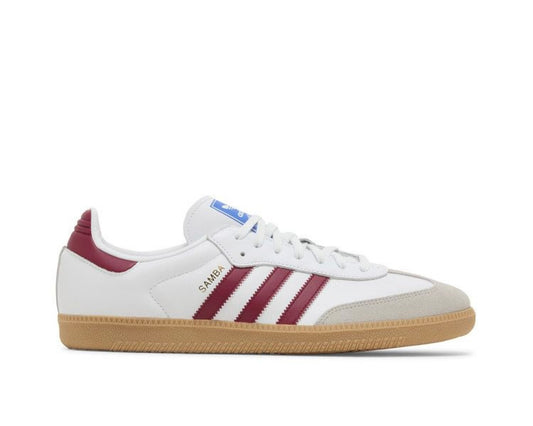 ADIDAS SAMBA OG ‘WHITE BURGUNDY GUM’