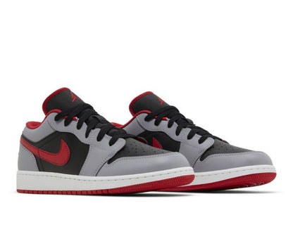 AIR JORDAN 1 LOW GS ‘CEMENT FIRE RED’