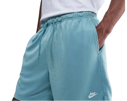 NIKE CLUB FLOW MESH SHORT ‘DENIM TURQUOISE’