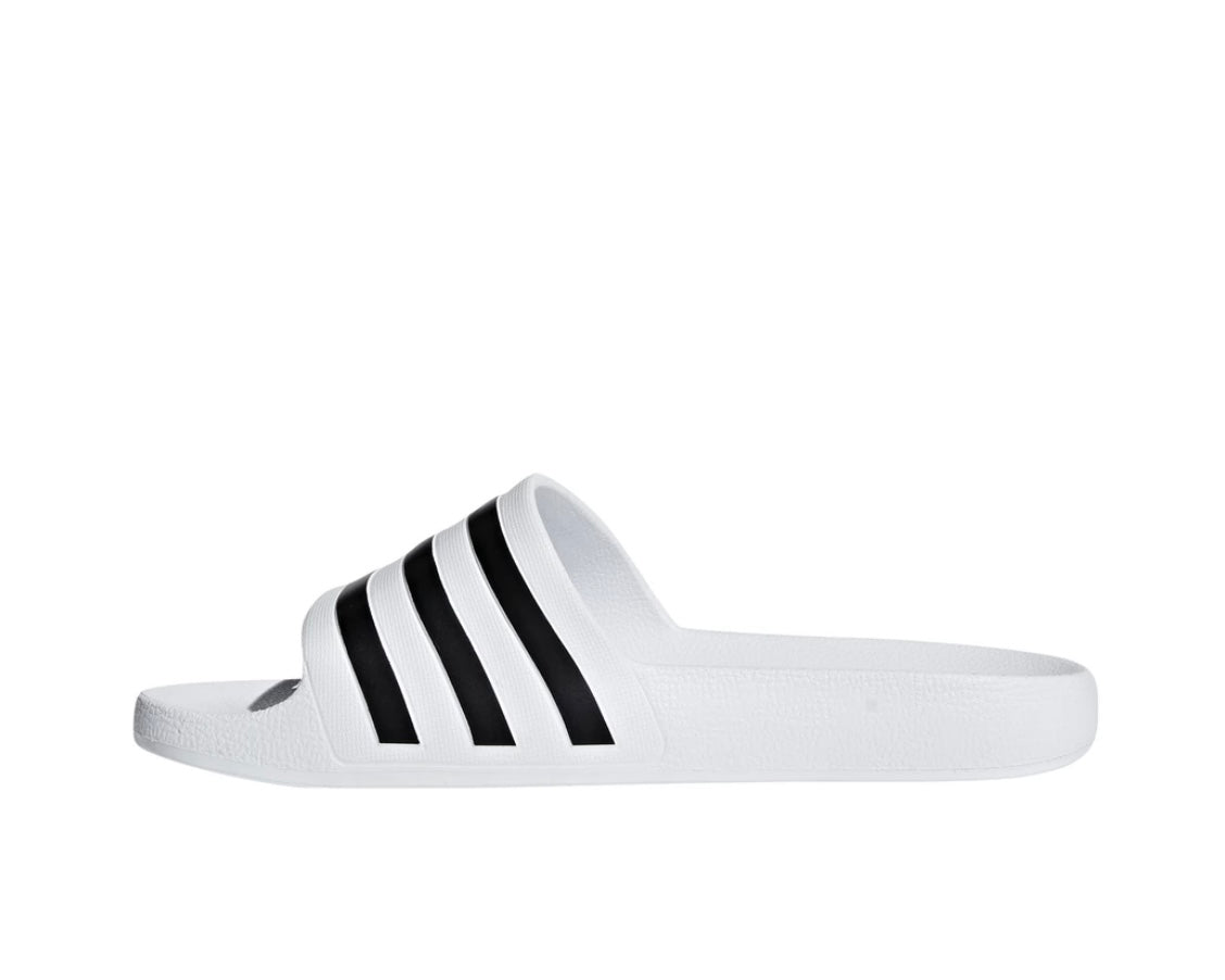 ADIDAS ADILETTE AQUA SLIDES ‘CLOUD WHITE’