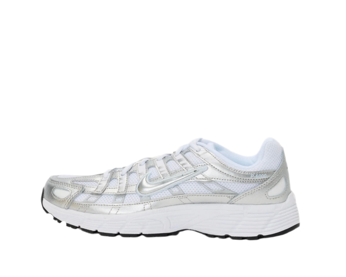 NIKE P-6000 GS ‘WHITE METALLIC SILVER’