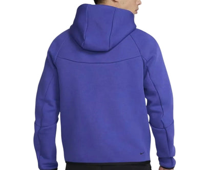 NIKE TECH FLEECE FULL-ZIP UP HOODIE ‘DEEP NIGHT/BLACK’