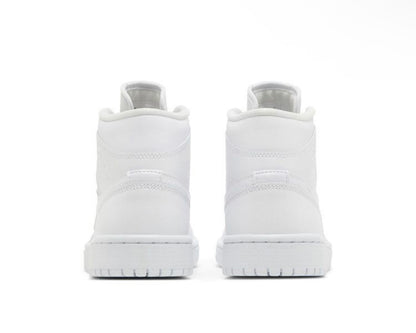 AIR JORDAN 1 MID ‘TRIPLE WHITE’