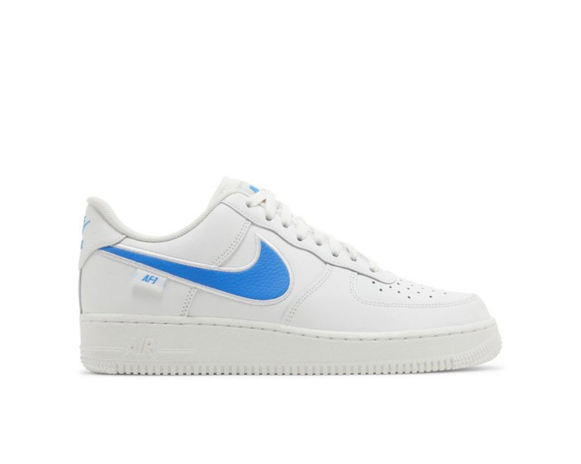 NIKE AIR FORCE 1 ‘07 ‘BLUE LABEL - WHITE PHOTO BLUE’